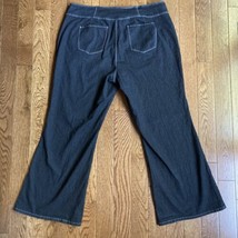 Avenue Bootcut Jeans Womens 22 Plus Black Denim Ladies Pants 43x31 Imperfect - £6.18 GBP