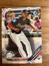 2019 Bowman Chrome Prospects Christian Pache Rookie Card #BCP-62 - £2.24 GBP