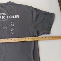 American Apparel Coconut Youth Boy Gray Cotton Graphic T-Shirt Size XL Chest 47" image 6