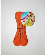 6&quot; Vinyl Sport Ball Bone Squeak Toy Basketball Perfect Pet - £6.13 GBP