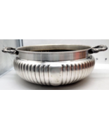 VINTAGE 1960s KENT SILVERPLATE Low Chafing BOWL w/ HANDLES - $379.18 MXN