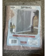 New VTG Trulon Beacon Looms Variations Polyester Sheer Panel 40”x81” #41... - $530.69 MXN