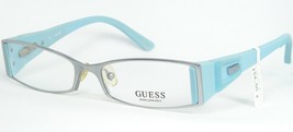 Guess GU1462 Ss Satin Silver /BLUE Eyeglasses Glasses Frame Gu 1462 49-15-130mm - £57.14 GBP