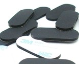 3/4&quot; x 2&quot; x 1/8&quot; Oval Shaped Rubber Feet  3M Adhesive Backing Various Pa... - $12.12+