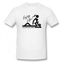 Enjoy Life Eat Out More Often Sex Men Tshirt Shirt Custom Funny T Shirts Normal  - £69.59 GBP