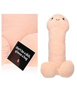 PLUSHIE PILLOW PENIS GIVE ME A HUG GAG GIFT NOVELTY PARTY ITEM - £21.23 GBP+