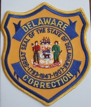 Great Seal of the State of Delaware 1793-1847-1907 Correction 4&quot; x 4-3/4&quot; Patch - £7.82 GBP