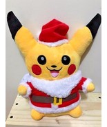 Santa Pikachu Pocket Monster Cosplay Pokemon 30cm Plush Perfect Christma... - $24.74