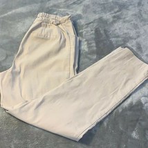 Size Small In Due Time Solid Beige Tan Maternity Pants Elastic Adjustabl... - $20.00
