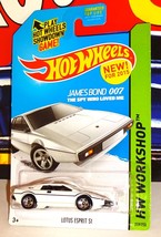 Hot Wheels New 2015 HW Garage #219 James Bond 007 Lotus Esprit S1 White w/ 5SPs - £3.95 GBP