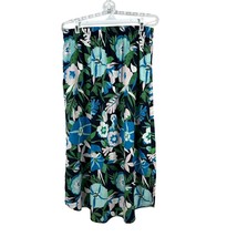 Ann Taylor Loft Womens Floral Maxi Skirt Size S Polyester Blue/Green - $23.13