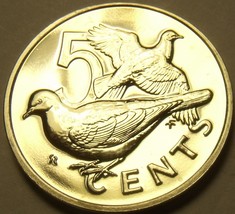 Rare Unc British Virgin Islands 1975-U 5 Cents~Doves~Only 2,351 Minted~F... - £7.04 GBP