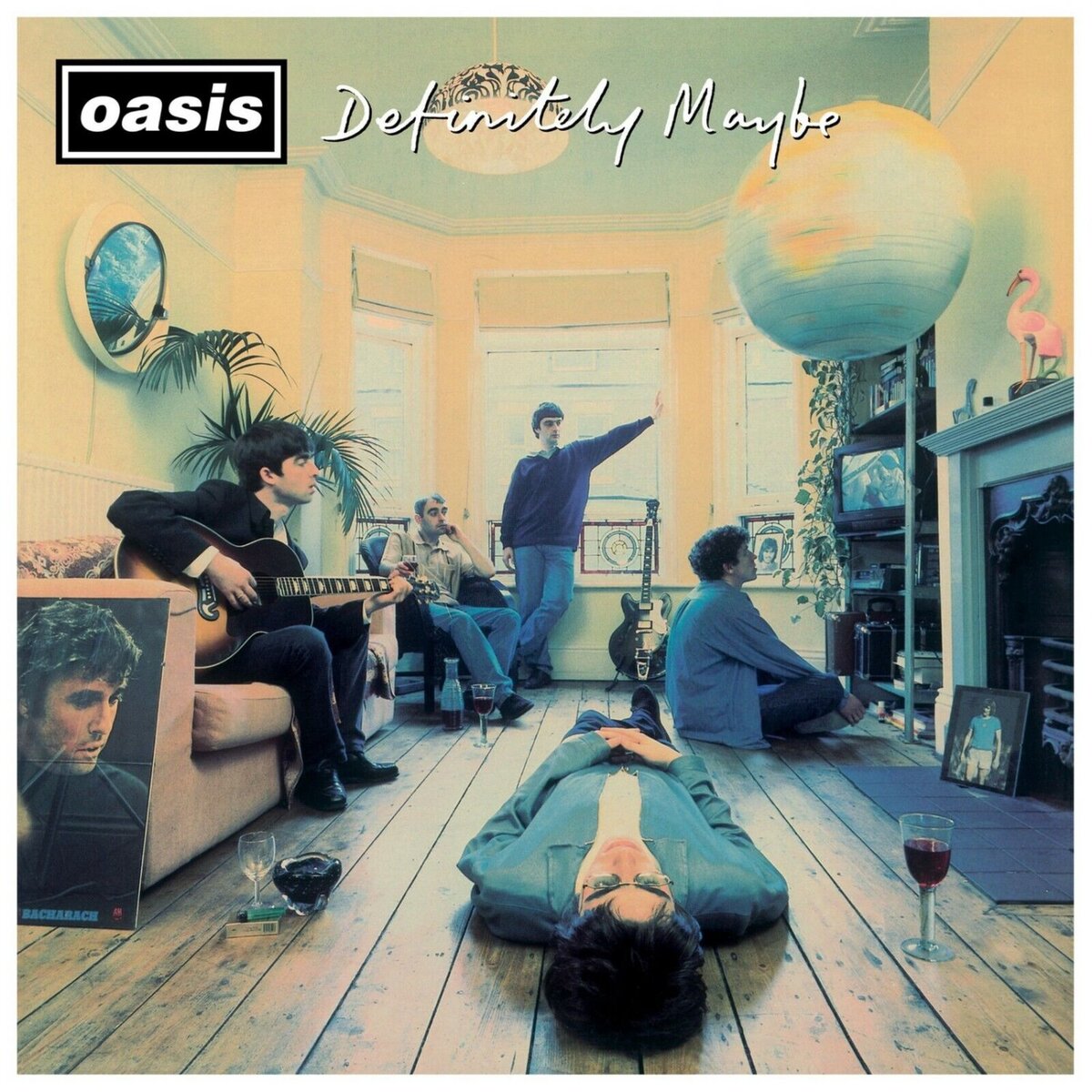 OASIS Definitely Maybe BANNER 3x3 Ft Fabric Poster Tapestry Flag album art - $22.00