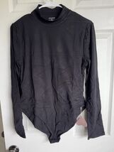 Women’s black mock neck long sleeve bodysuit NWT (T13) - $18.00