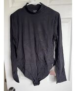 Women’s black mock neck long sleeve bodysuit NWT (T13) - $18.00