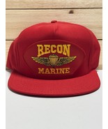 Vintage USMC Recon Hat  MARINE VETERAN MILITARY HAT New Unworn Made In T... - €25,70 EUR