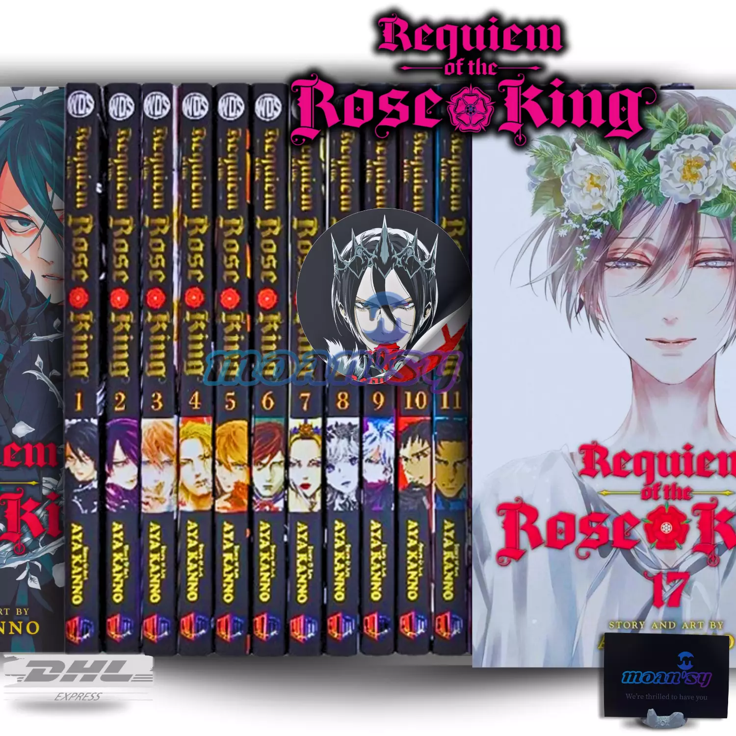 Requiem Of The Rose King Manga English Vol 1-17 Full Set Comic New by Aya Kanno - $309.90