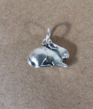 James Avery 3D Rabbit Bunny Easter Sterling Silver Charm VTG Retired - £59.32 GBP