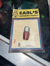 EARLS PERFORMANCE #400104 -- 4 AN STRAIGHT HOSE END STEEL FITTING - $5.00