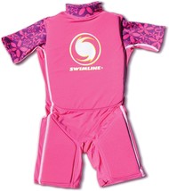 Swimline Lycra Floating Swimsuit Swim Trainer Wet Suit Life Vest Full Body, Pink - $52.99