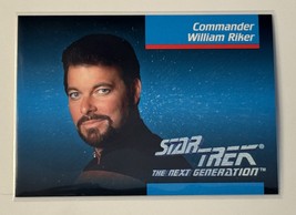 1992 Impel Star Trek: The Next Generation William Riker #005 Near Mint - $0.98