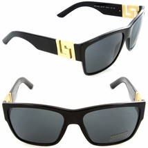 VERSACE Sunglasses VE 4296 GB1/87 Black / Grey Lens - $144.95