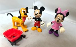 Mega Bloks Pluto Mickey Minnie  3” Action Figures Replacement Disney Clean - $28.66