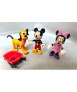 Mega Bloks Pluto Mickey Minnie  3” Action Figures Replacement Disney Clean - $39.19 CAD