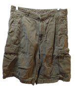 Tommy Bahama Relax FLAWED Men's brown cargo shorts sz 32 tencel cotton blend - $17.48
