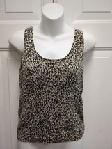August Silk Women&#39;s Sleeveless Sweater Blouse Tank Stretch Top Size S - £6.18 GBP