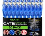 GearIT Cat 6 Ethernet Cable 4 ft (20-Pack) - Cat6 Patch Cable, Cat 6 Pat... - $87.99