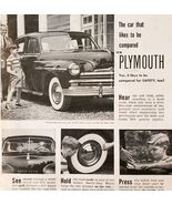 1949 Plymouth Car Chrysler Corporation Advertisement Vintage Automobilia... - €21,41 EUR