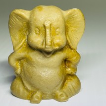Elephant Sitting Soap Stone Made In Mexico Vintage - £7.75 GBP