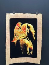 ANCIENT EGYPTIAN PAPYRUS - Handmade Dark Brown Papyrus depicting King Kh... - $119.00