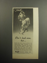 1957 Steiff Toys Advertisement - Penguin, Polar Bear and Seal - £14.74 GBP