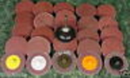 26pc 2" Roll Lock Sanding Disc With Mandrel Made In Usa Heavy Duty Sand Inch - $24.99