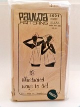 Vtg. &quot;Pauloa Patterns&quot; #4001 Misses&#39; (Xs, S, M, L) - Cut For Sz. S/LENGTHENED - £9.43 GBP