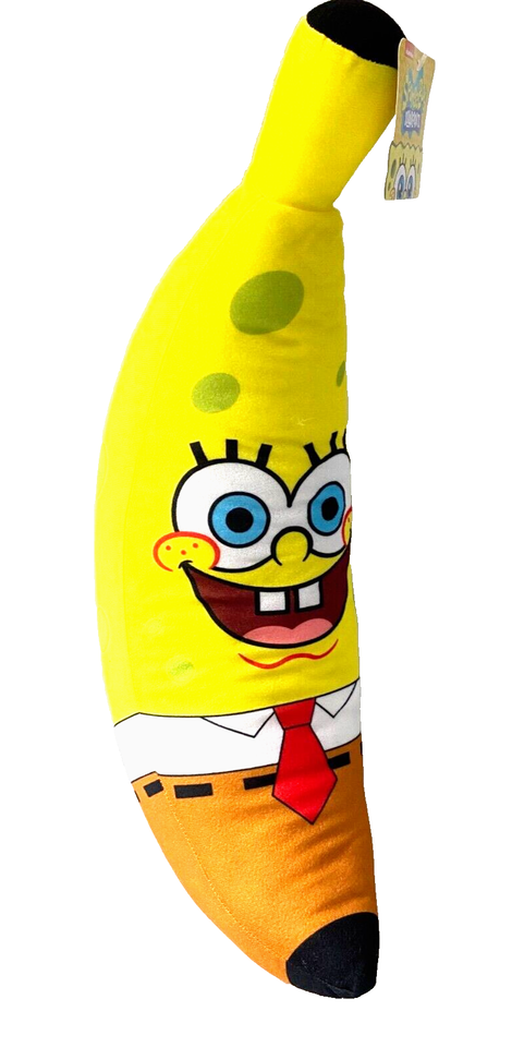 Primary image for Giant Spongebob Squarepants Banana Plush Toy 21 inch tall. Soft Official NWT