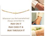 Gorgeous Cross Bracelet for Women | Inspirational 18K Gold Gift for Any ... - $24.70