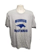 Monroe College Mustangs Adult Gray XL TShirt - $332.50 MXN