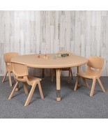 Flash Furniture Emmy 45&quot; Round Natural Plastic Height Round,  - €599,54 EUR