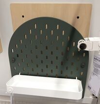 Ikea Vattenkar Wall Storage Organizer  Pegboard Wood 3 ¼ x 15 x 12 ½"  New - $34.90