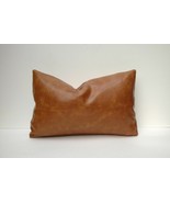 Leather Pillow Cover Throw Cushion Home Cover Decor 18 Decorative All Ca... - $54.70 CAD+