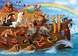 Noah's Ark Jigsaw Puzzle Cobble Hill 350 Piece Family Pieces Small Large image 2