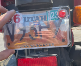 CLEAR license Plate Cover motorcycle anti photo RED Light Speed Toll Camera      - £15.97 GBP+