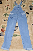 Jordache Girls Size L/10-12 Capri Overalls Light Wash NEW with tags Denim Jeans - £9.34 GBP