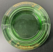 Landmark Hotel and Casino Ashtray Las Vegas Nevada Green Glass PB185-3 - $16.99