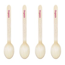 Organic (Razzberry)Dress My Cupcake Natural Wood 500-Pack Buffet Spoons ... - $15.96