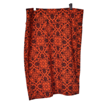 LLuLaRoe Women&#39;s Skirt Orange &amp; Black  Size 3XL - $16.43