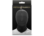 Fetish &amp; Fashion Zippered Mouth Hood Black - $31.63